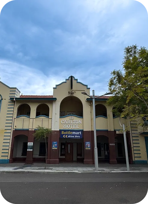The Carlton hotel on Hay Street